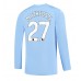 Billige Manchester City Matheus Nunes #27 Hjemmebane Fodboldtrøjer 2023-24 Langærmet